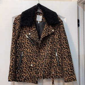 Leopard Print Coat